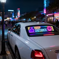 Letrero LED Flexible y Programable, Pantalla Digital Deslizante para Negocios con Bluetooth, Aplicación para Diseño Personalizado, Animaciones y Texto