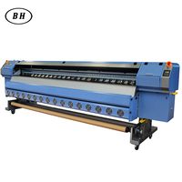 Imprimante grand format 3 2m Konica Minolta 512i Tête d'impression pour PVC Flex Banner Canvas Outdoor Advertising Solvent Printing Machine