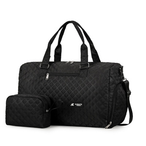 Sac de voyage grande capacité pour femme, personnalisable, multi-poches, pliable, avec fermeture éclair, design ergonomique - Product Image 1