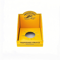 Boîtes en papier vides antichoc avec logo personnalisable pour l'affichage monobloc de Durian et pastèque-Bacs en papier pour fruits