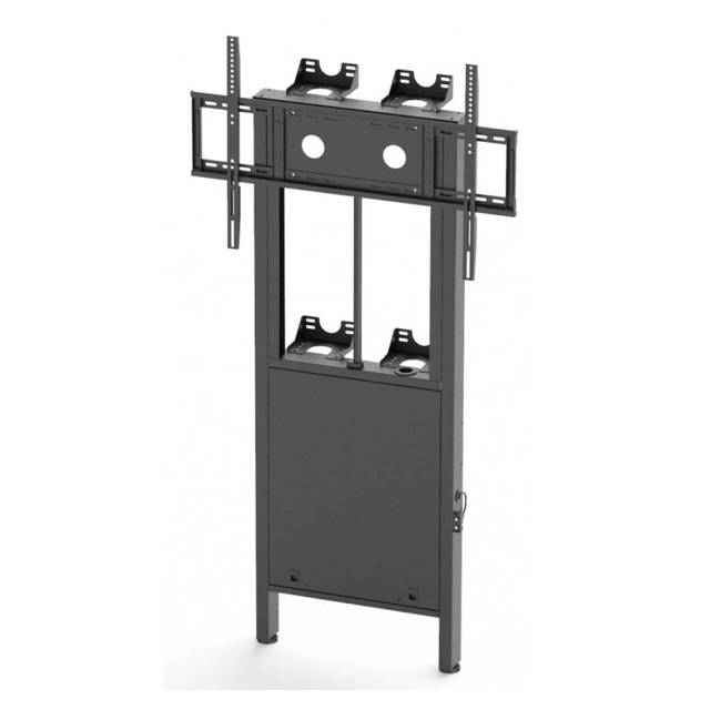 Factory Direct Floor Stand Electric 65 75 86 Inch TV Stands Tv Bracket Mobile Stand Movable Trolley Mounts and Carts