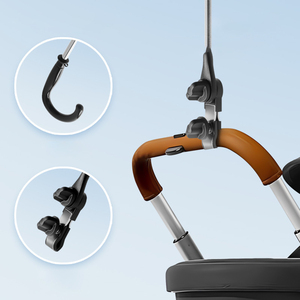 Parapluie de poussette universel DD4041 <span class=keywords><strong>avec</strong></span> protection UV, parasol de poussette pour bébé de 85cm de diamètre <span class=keywords><strong>avec</strong></span> dispositif de fixation à <span class=keywords><strong>pince</strong></span> de parapluie - Product Image 2