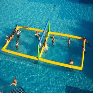 Summer Outdoor Water Float Game Volleyball Court gonflable Water Volleyball avec filet pour adultes sur la plage au-dessus du sol - Product Image 1