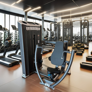 Máquina de entrenamiento de fuerza con carga de placas de acero para uso comercial, para pecho, piernas, espalda y hombros, equipo de ejercicio para gimnasio L8008 - Product Image 4