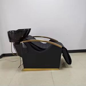 Fauteuil de lavage électrique pour cheveux, lit de shampoing, station de lavage dorsale pour salon, poste de massage et de shampoing - Product Image 4