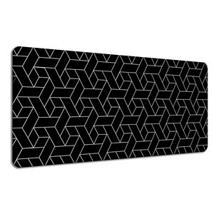 Alfombrilla de Ratón Extendida Geométrica Minimalista - Alfombrilla de Escritorio Negra Antideslizante e Impermeable para Oficina y Juegos 90x40x0.4cm - Product Image 2