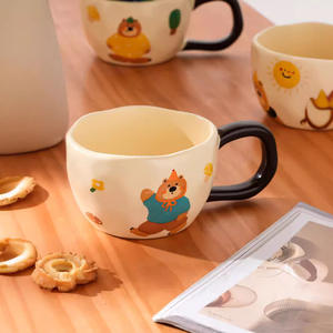 Creative Teddy <b>Bear</b> Cartoon Ceramic Mug <b>Cute</b> Design Girls High Appearance Long Handle 400ml Dishwasher Microwave Safe Party - Product Image 4