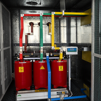 Transformateur à résine époxy de type sec IEC 60076-11 AN/AF, refroidissement, 630-2500 KVA, 35KV, triphasé, 380V, 400V, 415V, 440V