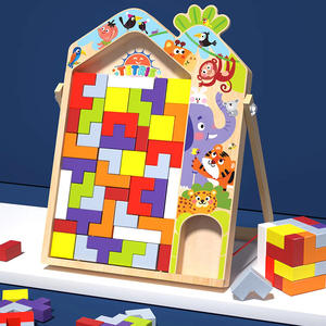 <span class=keywords><strong>Gioco</strong></span> Educativo in Legno 3D Personalizzato per Bambini, Puzzle Multifunzionale per lo Sviluppo del Pensiero Innovativo - Product Image 3