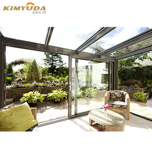 Design moderne Aluminium Verre Véranda Solarium Isolant Toit Incliné <span class=keywords><strong>pour</strong></span> Villa Véranda Extérieur Patio Fermé <span class=keywords><strong>Protection</strong></span> <span class=keywords><strong>Solaire</strong></span> - Product Image 6
