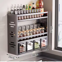 Réfrigérateur domestique gain de place étagère de rangement pour épices étagère de rangement pour épices de cuisine accessoires de cuisine