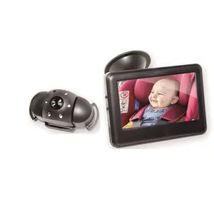 Promosyon fabrika fiyat 4.3 inç Video uyku hareketi ekran dijital kamera ve ses kablosuz uzaktan kumanda araba bebek izleme monitörü