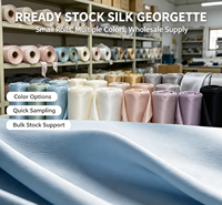 Costume en satin de georgette 100% soie pour robe, jupe, chemise pour femme