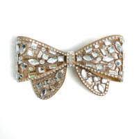 Accessoires de chaussures pour femmes QY Fashion, nœud papillon brillant, clip pour sandales à talons, fleurs, strass, nœuds, décoration CHARM, modèle B030