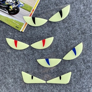 Pegatinas de Gel 3D luminosas para la noche, ojos del diablo, decoración para motocicleta, Scooter, cuerpo, parabrisas, calcomanía, accesorios para R1200GS <span class=keywords><strong>XT660X</strong></span> - Product Image 3