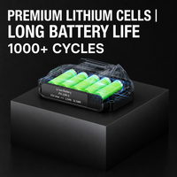 Perceuse sans fil au lithium-ion 21V, sans balais, à vitesse variable, haute puissance, pour usage industriel