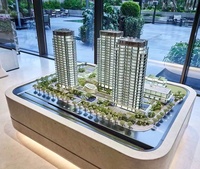 Maqueta Arquitectónica de Alta Precisión para Inmobiliarias, Mesa de Arena para Exhibición de Edificios Comerciales y Residenciales en Venta