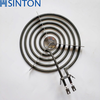 Réchauffeur tubulaire en spirale de chauffage de cuisson plus rapide personnalisé pour le tube de chauffage de serpentin de four élément de chaleur électrique