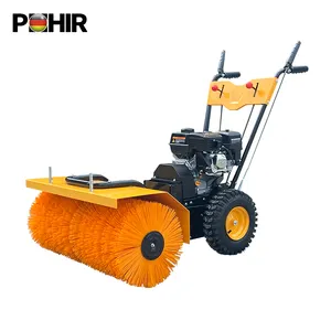Electric Start Hand Push Self-propelled Snow Removal Equipment 3 Point Gas Snow Sweeper