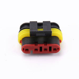 282088-1 4 Pin Suppliers <b>Cable</b> Wiring Harness Car Electrical Housing Wire Automotive Ignition Coil <b>Socket</b> Auto <b>Socket</b> Connectors - Product Image 2