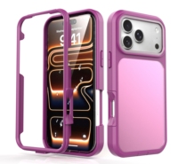 Étui de téléphone robuste en TPU+PC acrylique antichoc pour iPhone 18 Pro Max et iPhone 17 Pro Max, coque de protection robuste