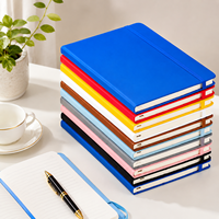 Carnets de bureau en stock, résistants à l'usure, papier épais, couverture rigide en cuir PU, portables, haute qualité, couleur personnalisable
