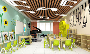 Moetry gỗ và nhựa bàn ghế vẽ Giá vẽ trẻ em nghệ thuật Thiết bị phòng cho mầm non lớp học & mẫu giáo Vườn Ươm thiết kế - Product Image 6