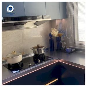 Mobile da Cucina Moderno in Acciaio Inossidabile, Elegante Arredamento per Cucina in Acciaio Inox - Product Image 5