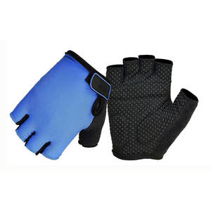 Gants de cyclisme demi-doigts de haute qualité avec coussinet en mousse antidérapante à prix économique fabriqués au Pakistan - Product Image 3