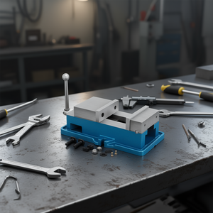 Étau de serrage de haute précision 5 pouces Super Lock, largeur 125 mm, étau de banc manuel pour machines CNC et perçage - Product Image 2