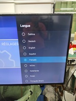Hochwertiger 60 Zoll Smart TV Maßgefertigt 4K Ultra-High-Definition Rahmenlos Android WLAN Schwarz LED Mehrsprachige Auswahl