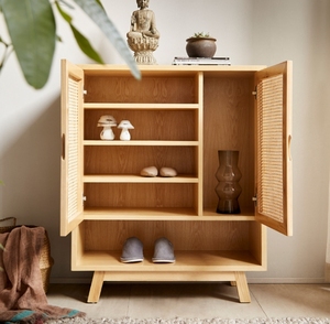Creative Nordic <strong>French</strong> Country Style High Legs Design Small <strong>Shelves</strong> With Shoe Placement Cabinet - Product Image 6