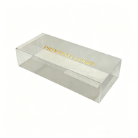 Boîte d'emballage en plastique multi-matériaux personnalisée, pliable à plat, transparente, rectangulaire, anti-casse, pour kit de toilette jetable d'hôtel