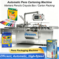Machine d'emballage automatique pour 10 à 20 stylos, marqueurs et crayons de couleur en boîtes
