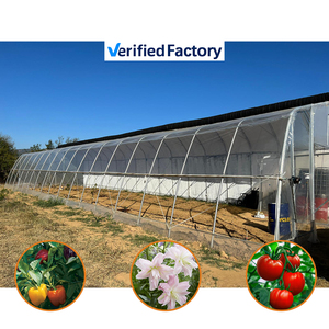 8x20m al aire libre China marco de metal agricultura túnel casa verde fresa invernaderos pasivos solares para la venta - Product Image 1