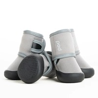 Chaussures d'été de luxe pour chiens en gros – Respirantes, souples (TPE & Polyester), design sportif et tendance, semelle antidérapante, motif uni