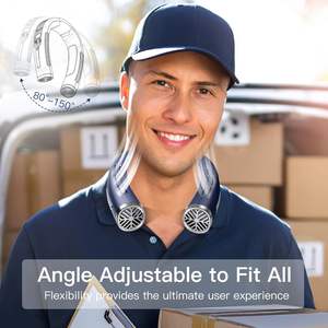 Ventilador de Cuello Silencioso Recargable sin Aspas, Mini Ventilador Eléctrico Colgante para el Cuello, Ventilador Portátil de Refrigeración para el Cuello - Product Image 4