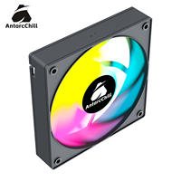 Ventilador AntarcChill de 120 mm de Alto Flujo de Aire, PWM, Altas RPM, Bajo Ruido, con Rodamiento Hidráulico para Chasis de Computadora, Venta al Por Mayor