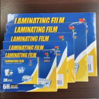 Film de plastification thermique A4 en gros pour lettres, photos, notes, badges d'identification et cartes de visite