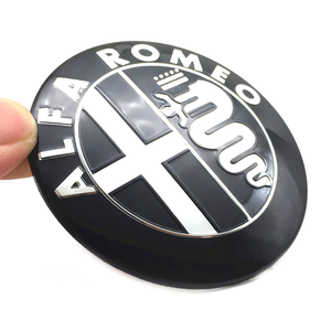 Pour AlfaRomeo 147 156 159 74mm <span class=keywords><strong>Emblème</strong></span> de capot avant de voiture, autocollant de calandre, badge de coffre arrière, décalcomanie, accessoires de style automobile - Product Image 3