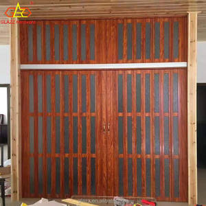 Comercial <span class=keywords><strong>ห้อง</strong></span>วงเวียนออกแบบตกแต่งภายในประตูที่มีคุณภาพสูงพีวีซีพับประตูกระจก - Product Image 5