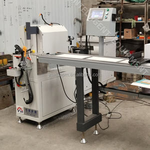 Macchina per la fabbricazione di metalli di precisione nuova macchina per finestre Upvc a <span class=keywords><strong>45</strong></span> gradi per sega a testa angolare 90 per taglio a testa con componente del motore - Product Image 6