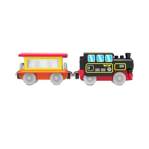 2023 Nieuwe Houten Treinspoor Speelgoed Assemblage Rail Trein Speelgoed Model Baksteen Educatieve Mini Auto Bouwstenen Sets Speelgoed Voor Kind