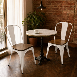 Sillas Modernas para Restaurantes Comerciales, Colores Personalizados, Acabado <span class=keywords><strong>Mate</strong></span>, Metal, Hierro, <span class=keywords><strong>Tolix</strong></span>, Apilables, Sillas de Comedor - Product Image 2