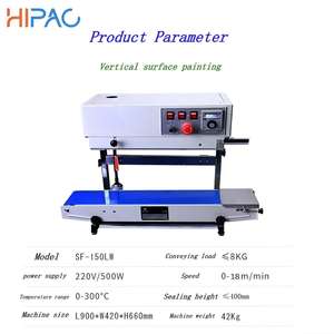 SF-150LW Modèle Vertical Muil-fonctionnel Film Continu Scellant Film Automatique Sac Plastique Feuille D'aluminium Plancher - Product Image 4