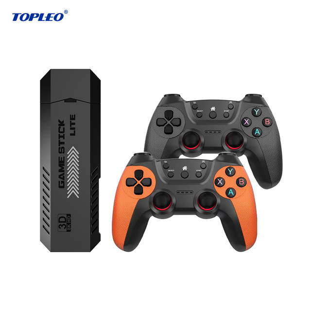 Topleo Smart Video Game Stick 4k Tv Box Linux Retro Classic Console Game Video Game Stick