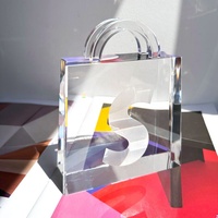 Figurines de sac en cristal K9 personnalisées, récompenses de jalons Shopify, trophées, médailles, plaques de qualité supérieure
