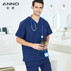 2024 uno scrub ospedaliero Unisex comode divise chirurgiche stampate in Spandex manica corta abiti da <span class=keywords><strong>infermiera</strong></span> modello OEM - Product Image 2