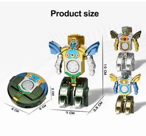 Phổ biến 2 trong 1 Căng Thẳng cứu trợ nhựa Gyro biến đổi Thần Tài <span class=keywords><strong>Spinner</strong></span> Robot đồ chơi - Product Image 5