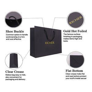 Sacs Cadeaux de Marque Célèbre en Gros à Prix Abordable, Sacs en <span class=keywords><strong>Papier</strong></span> Personnalisés pour Shopping, Sacs avec Logo Personnalisé - Product Image 4